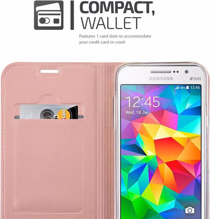 Actual product image Cadorabo Book Classy Style Cover (Samsung Galaxy Grand Prime)