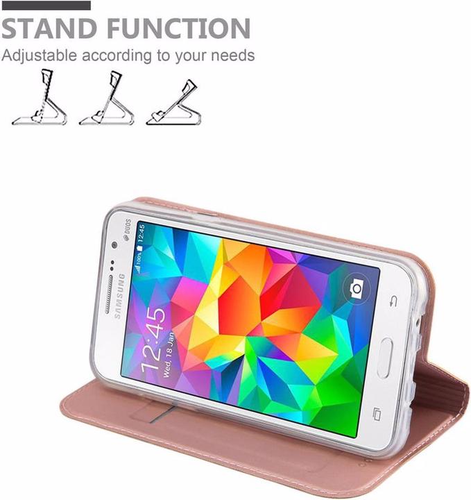 Actual product image Cadorabo Book Classy Style Cover (Samsung Galaxy Grand Prime)