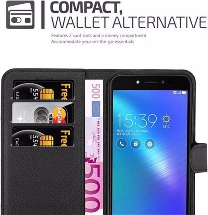 Immagine prodotto Cadorabo Libro con copertina con funzione di stand (Asus Zenfone Live, Asus Zenfone 3 Go)