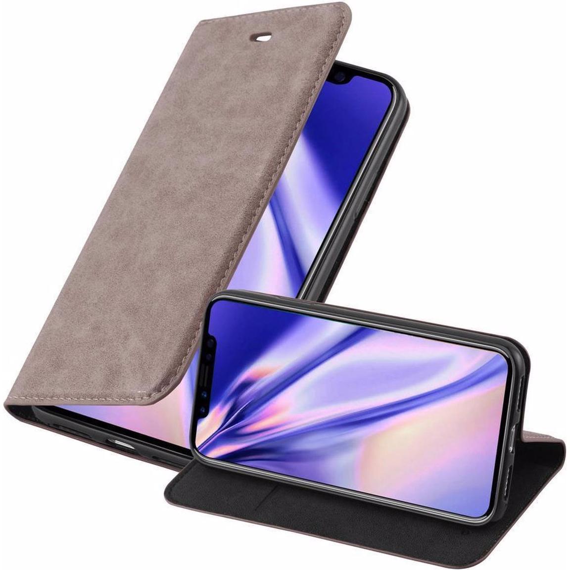 Thumbnail - Cadorabo Book Invisible Magnet Cover (Apple iPhone X), Smartphone Hülle, Braun