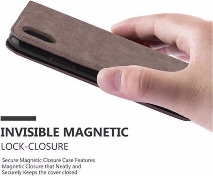 Actual product image Cadorabo Book Invisible Magnet Cover (Apple iPhone X)