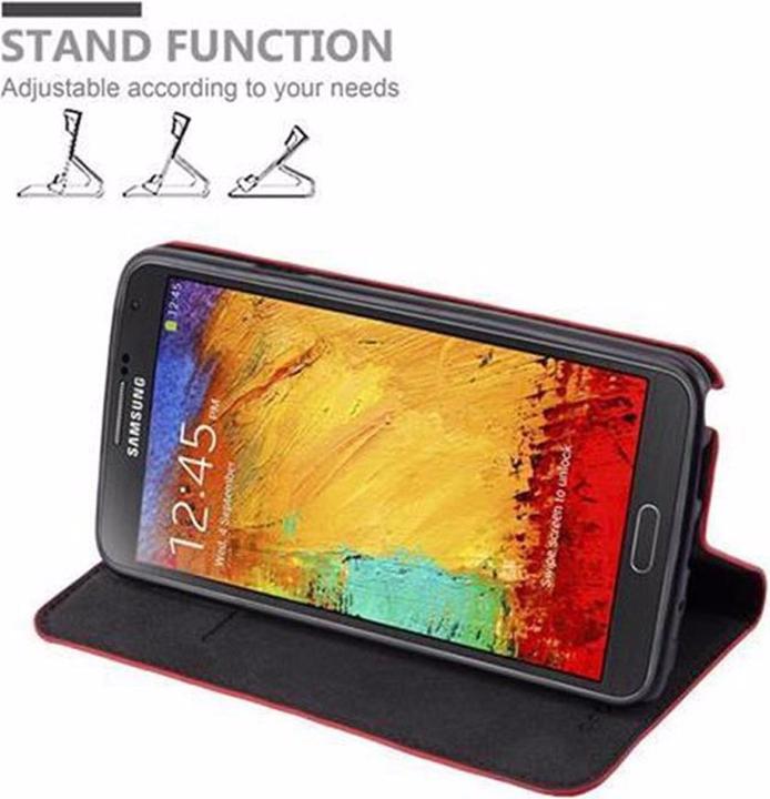 Productafbeelding Cadorabo Boek Onzichtbare Magneethoes (Samsung Galaxy Note 3 Neo)