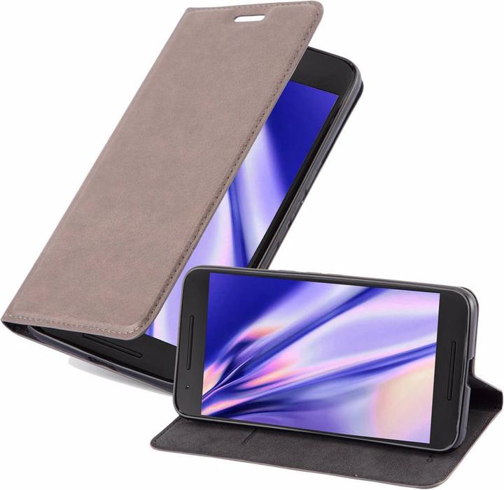 Actual product image Cadorabo Book Invisible Magnet Cover (Huawei Nexus 6P)