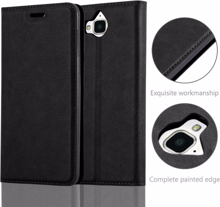 Actual product image Cadorabo Book Invisible Magnet Cover (Huawei Y6 (2017))