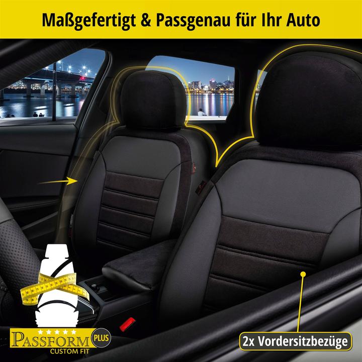 Actual product image Walser Seat cover for Hyundai i10 (BA, IA) 08/2013-today, 2 single seat covers