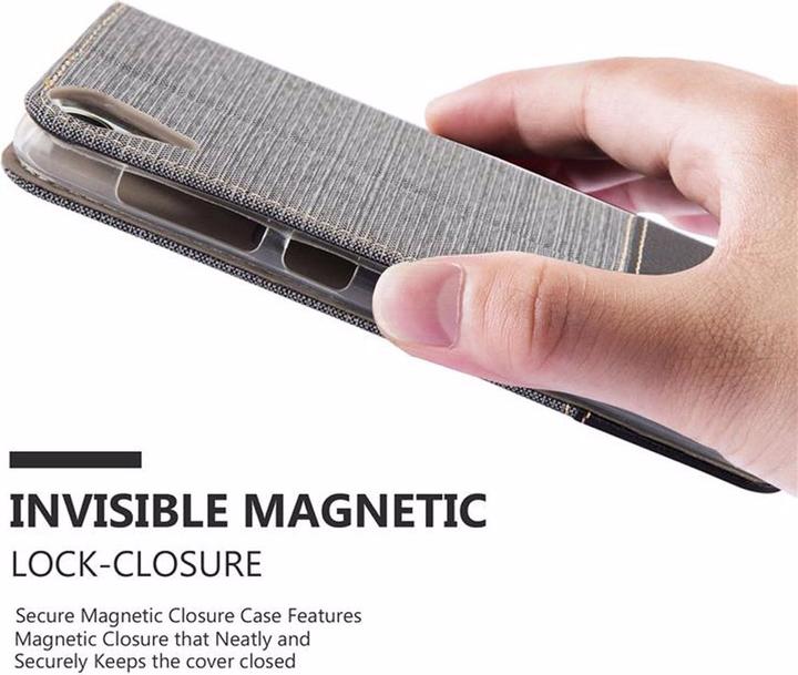 Actual product image Cadorabo Book Jeans Optics Cover (HTC Desire 825, HTC Desire 10 Lifestyle)
