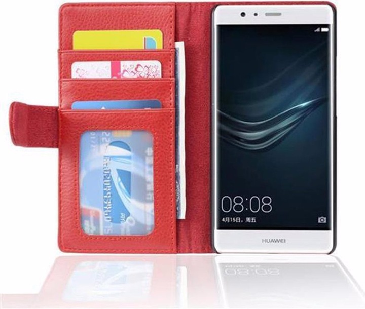 Actual product image Cadorabo Book with 3 card slots cover (Huawei P9 Lite)