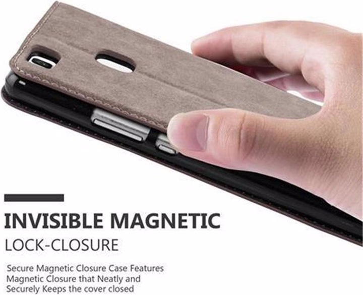 Actual product image Cadorabo Book Invisible Magnet Cover (Huawei P9 Lite)