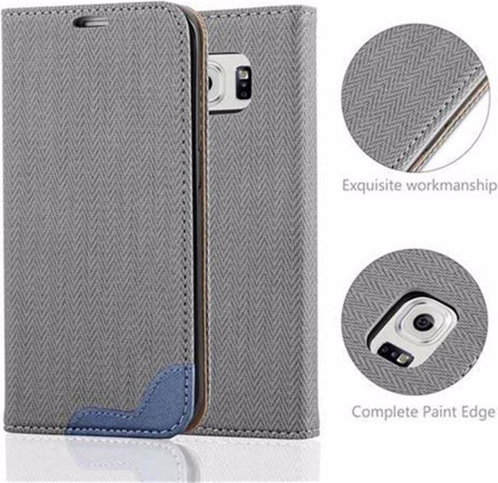 Actual product image Cadorabo Book Bast Optics Cover (Samsung Galaxy S6 Edge)