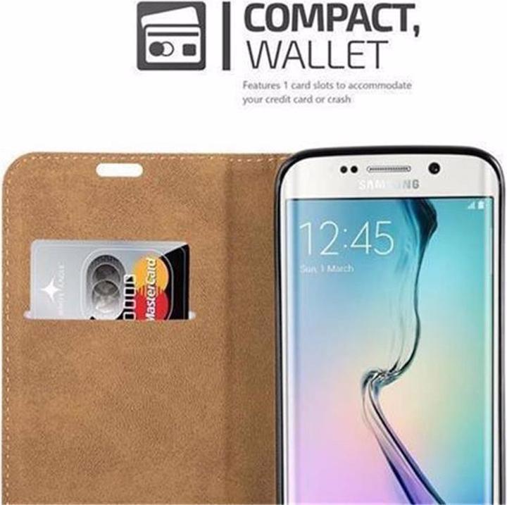 Actual product image Cadorabo Book Bast Optics Cover (Samsung Galaxy S6 Edge)
