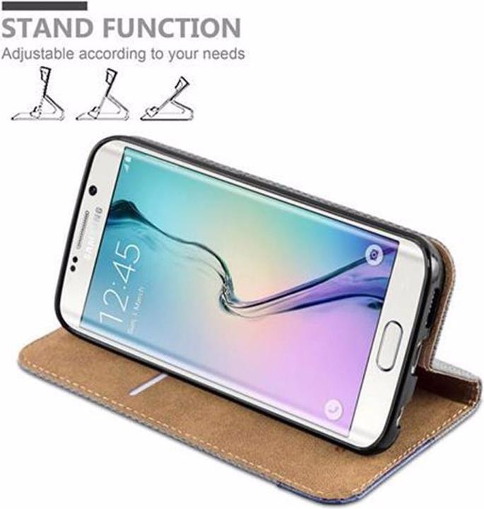 Actual product image Cadorabo Book Bast Optics Cover (Samsung Galaxy S6 Edge)