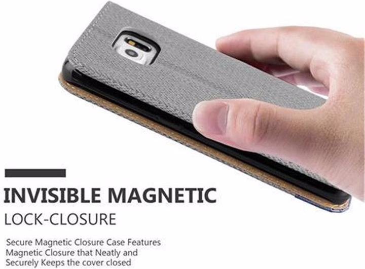 Actual product image Cadorabo Book Bast Optics Cover (Samsung Galaxy S6 Edge)