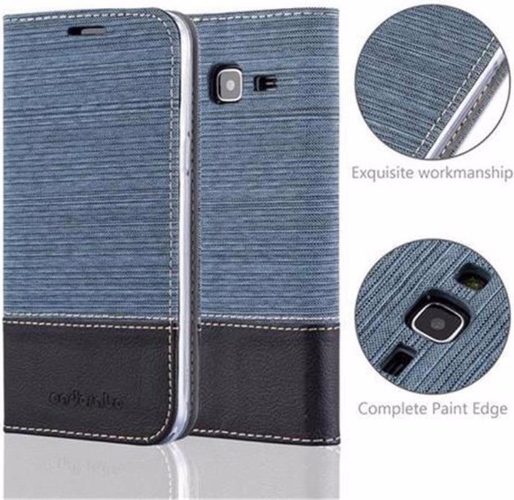 Image du produit Cadorabo Couverture look jeans Book (Samsung Galaxy J3 (2016))