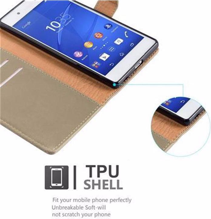 Actual product image Cadorabo Book Luxury Cover (Sony Xperia Z4)