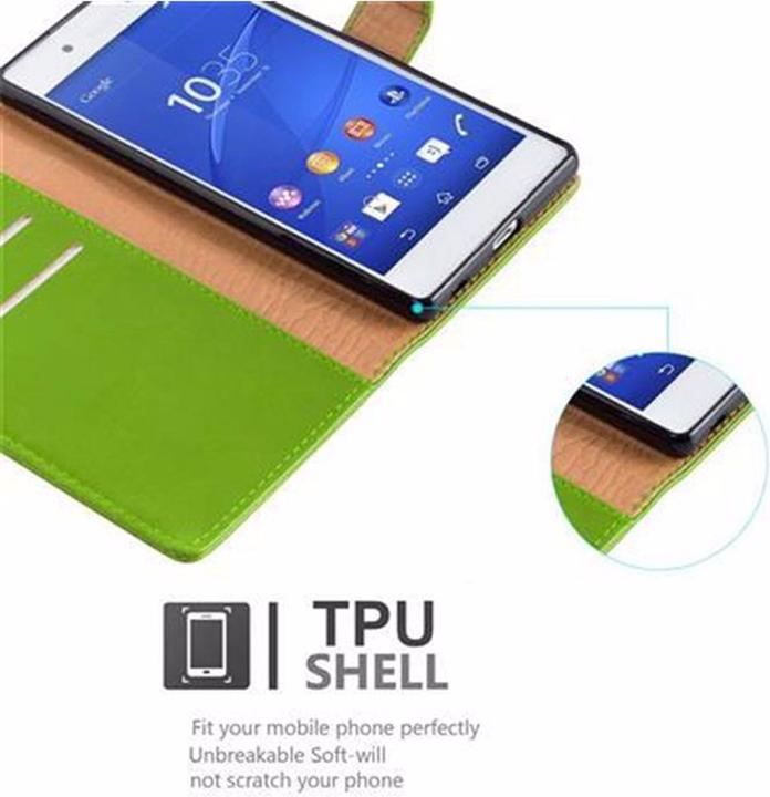 Actual product image Cadorabo Book Luxury Cover (Sony Xperia Z4)