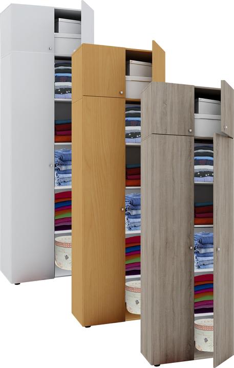 Produktbild VCM Holz Kleiderschrank Serie Vandol mit Drehtüren (70 x 40 x 218 cm)
