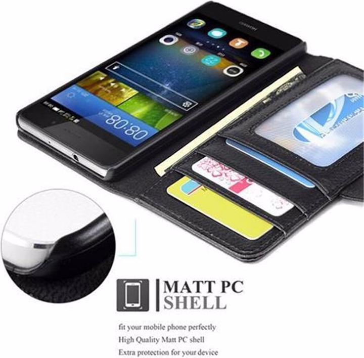 Image du produit Cadorabo Book avec 3 pochettes pour cartes Couverture (Huawei P8 Lite)