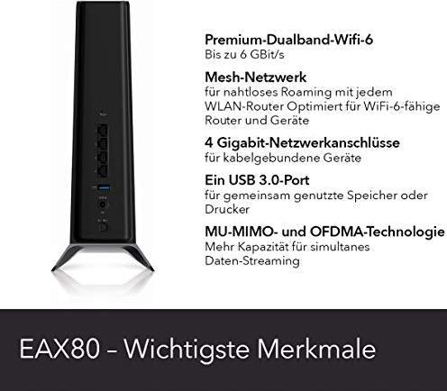 Actual product image Netgear Nighthawk WiFi 6 Mesh Extender AX8