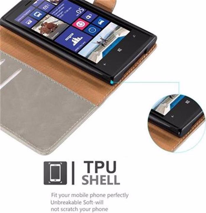 Actual product image Cadorabo Book Luxury Cover (Nokia Lumia 920)