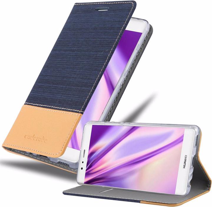 Image du produit Cadorabo Couverture look jeans Book (Huawei P9)