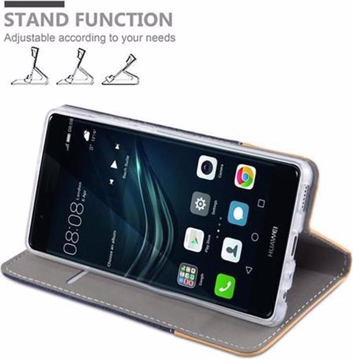 Image du produit Cadorabo Couverture look jeans Book (Huawei P9)