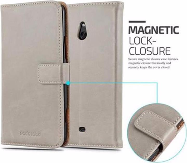 Actual product image Cadorabo Book Luxury Cover (Nokia Lumia 1320)