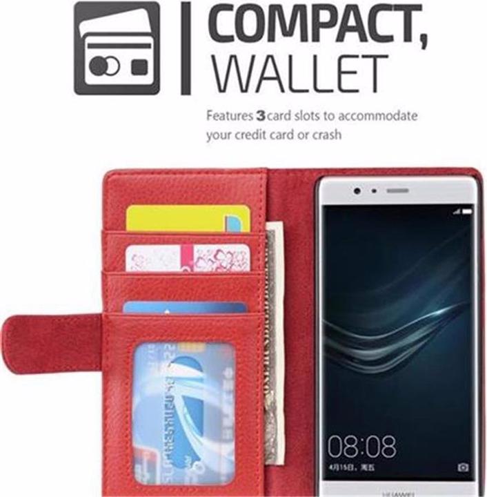 Productafbeelding Cadorabo Boek met 3 kaartsleuven Omslag (Huawei P9)