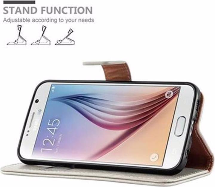 Actual product image Cadorabo Book Luxury Cover (Samsung Galaxy S6)