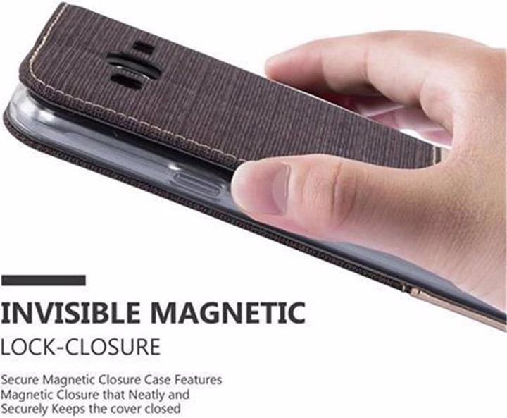 Actual product image Cadorabo Book Jeans Optics Cover (Samsung Galaxy J3 (2016))