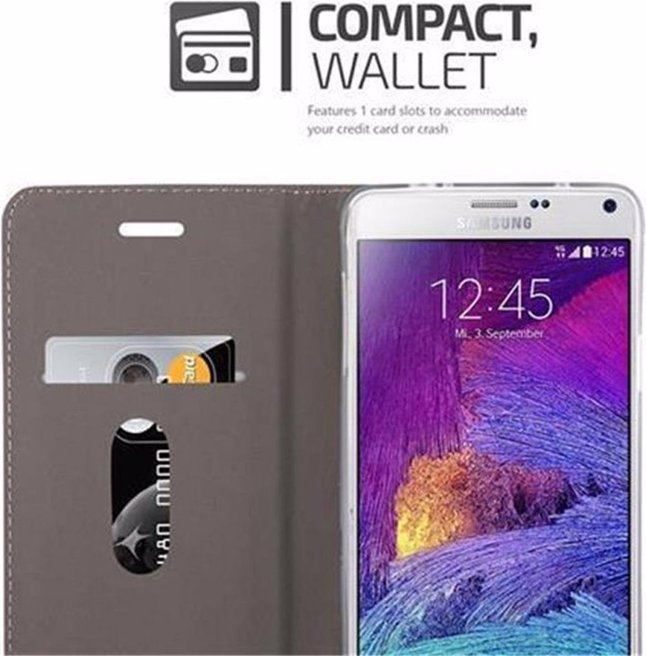 Produktbild Cadorabo Book Jeans Optik Cover (Samsung Galaxy Note 4)