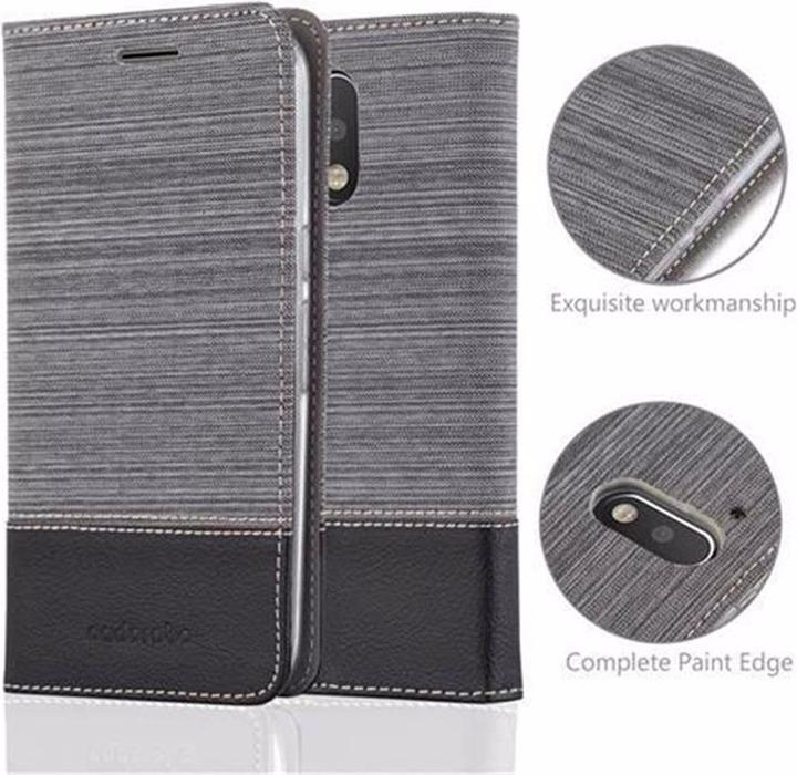 Image du produit Cadorabo Couverture look jeans Book (Motorola Moto G4 Plus, Motorola Moto G4)
