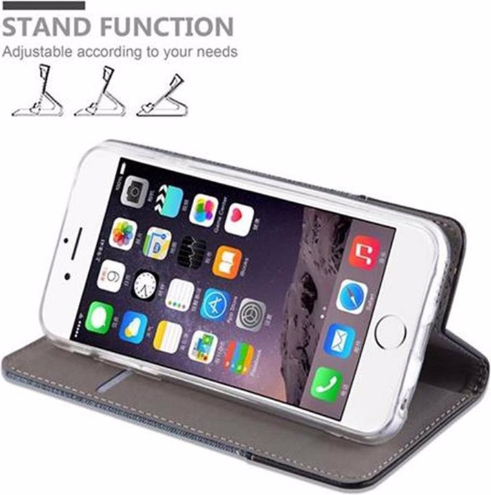 Image du produit Cadorabo Couverture look jeans Book (Apple iPhone 6 Plus)