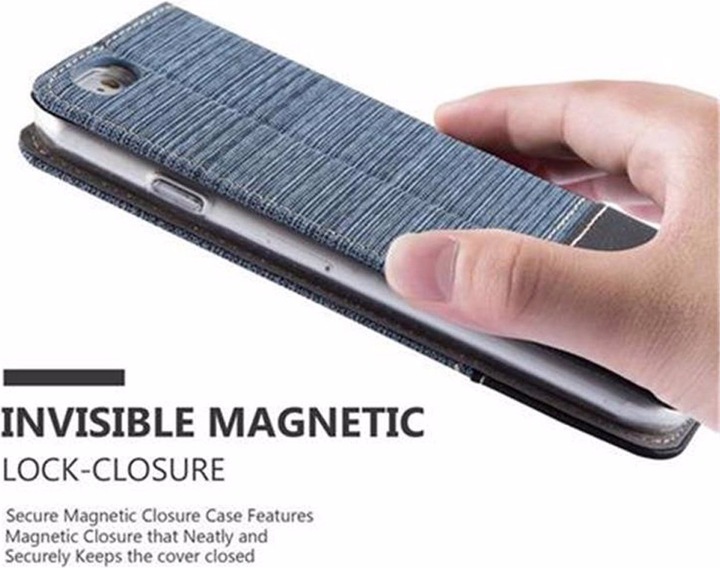 Image du produit Cadorabo Couverture look jeans Book (Apple iPhone 6 Plus)
