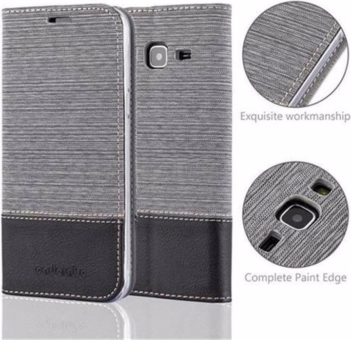 Produktbild Cadorabo Book Jeans Optik Cover (Samsung Galaxy J3 (2016))