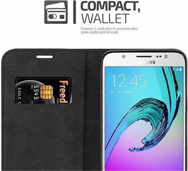 Actual product image Cadorabo Book Invisible Magnet Cover (Samsung Galaxy J7 2016)