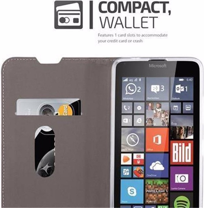 Produktbild Cadorabo Book Jeans Optik Cover (Microsoft Lumia 640)