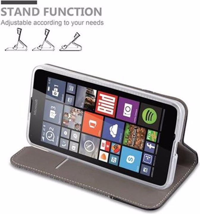 Produktbild Cadorabo Book Jeans Optik Cover (Microsoft Lumia 640)