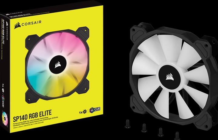 Actual product image Corsair SP140 RGB Elite (140 mm, 1 x)