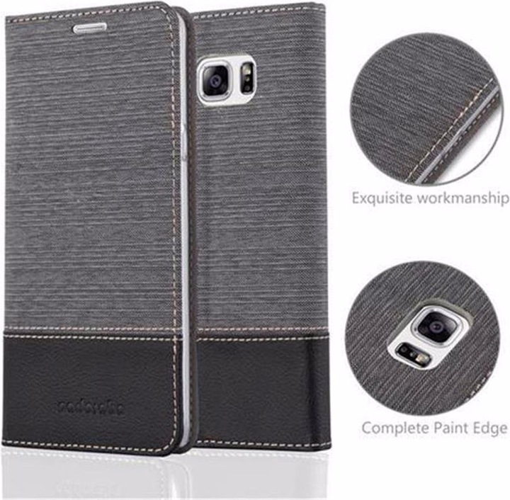 Produktbild Cadorabo Book Jeans Optik Cover (Samsung Galaxy Note 5)