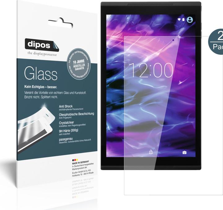 Produktbild Dipos Displayschutz Anti-Shock (2 Stück, Lifetab X10302)