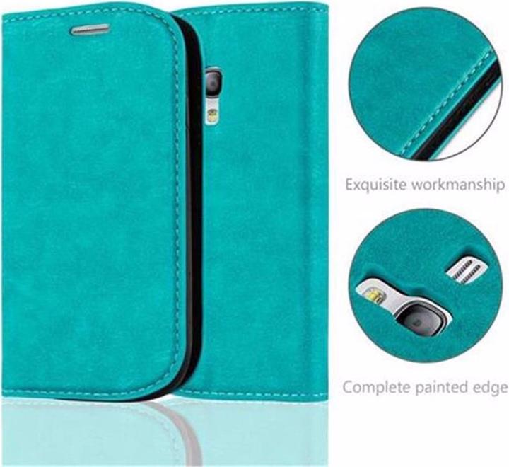 Produktbild Cadorabo Book Invisible Magnet Cover (Samsung Galaxy S3 Mini)