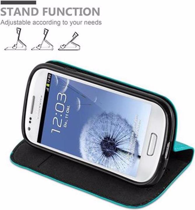 Produktbild Cadorabo Book Invisible Magnet Cover (Samsung Galaxy S3 Mini)