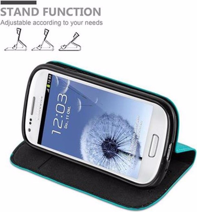 Produktbild Cadorabo Book Invisible Magnet Cover (Samsung Galaxy S3 Mini)