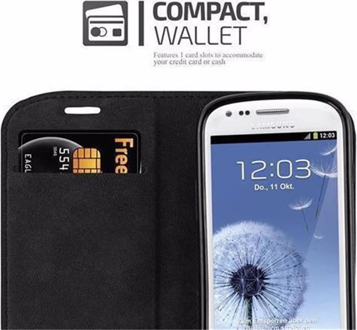 Produktbild Cadorabo Book Invisible Magnet Cover (Samsung Galaxy S3 Mini)