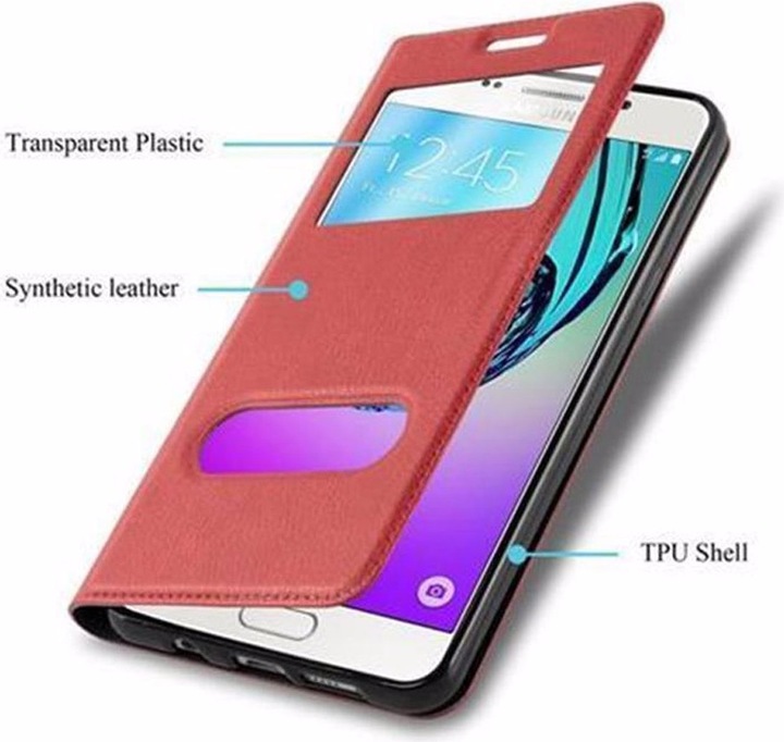Produktbild Cadorabo Book mit View Doppelfenster Cover (Samsung Galaxy A5 (2016))