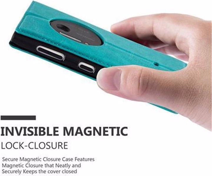 Actual product image Cadorabo Book Invisible Magnet Cover (Nokia Lumia 1020)