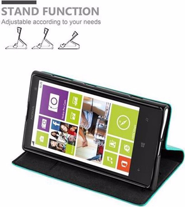 Actual product image Cadorabo Book Invisible Magnet Cover (Nokia Lumia 1020)