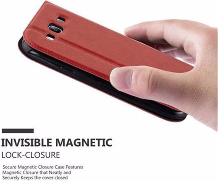 Actual product image Cadorabo Book with View double window cover (Samsung Galaxy S3)