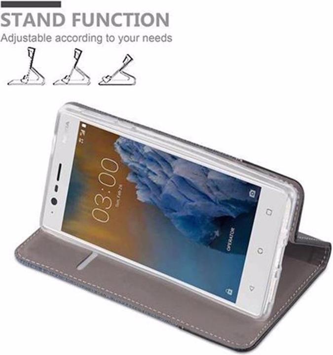 Actual product image Cadorabo Book Jeans Optics Cover (OnePlus 3)