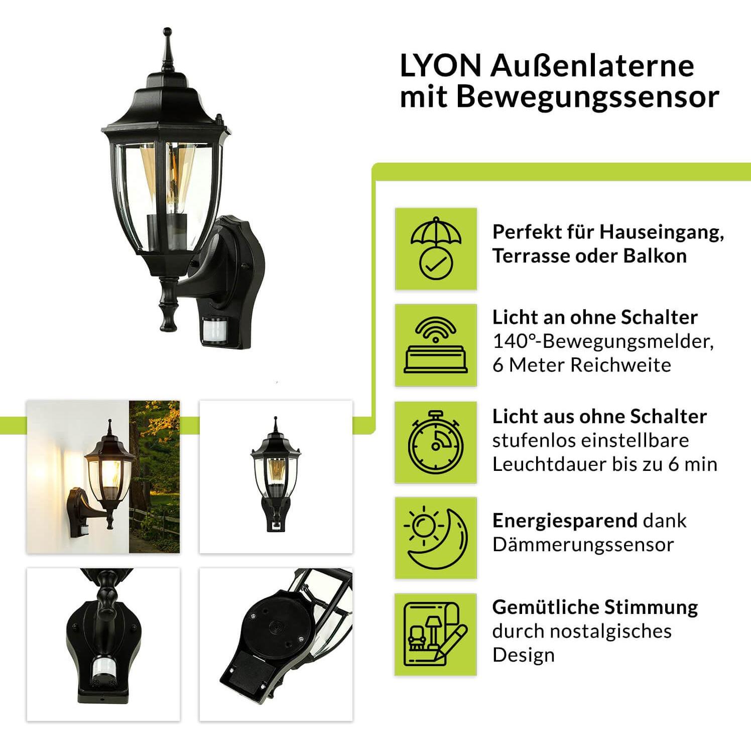 Thumbnail - Licht-Erlebnisse, Gartenbeleuchtung, Lyon (E27, IP44)